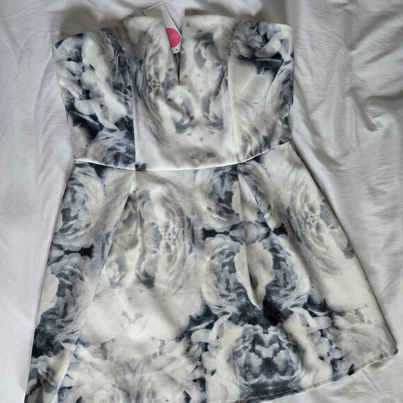 BNWT Honey strapless dress (L) - Picture 1 of 6